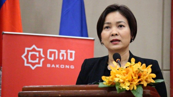 Giám đốc Ngân hàng Quốc gia Campuchia (NBC), bà Chea Serey.