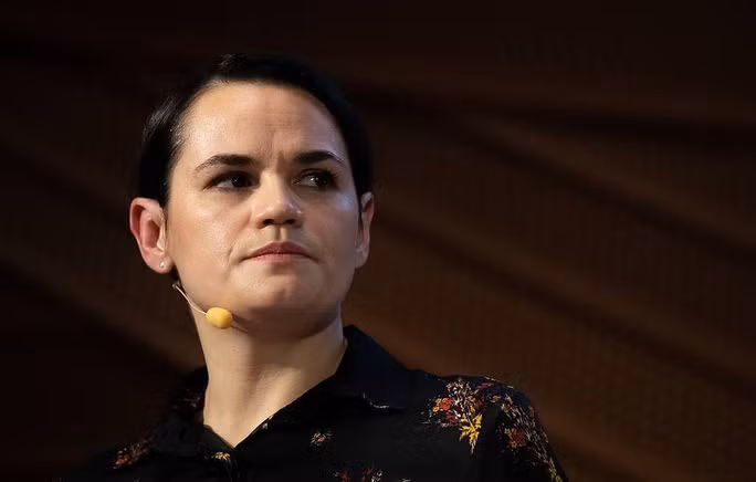 Cựu ứng viên tổng thống Svetlana Tikhanovskaya. Ảnh: EPA-EEP