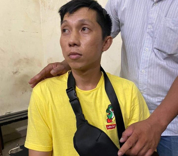 Nghi phạm Đồng Xuân Quỳnh bị bắt giữ - Ảnh: A.X.