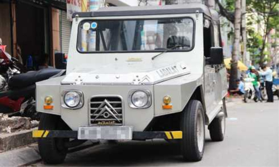 Xe Citroën La Dalat sản xuất ở Việt Nam là loại xe dựa trên kiểu Citroën Méhari