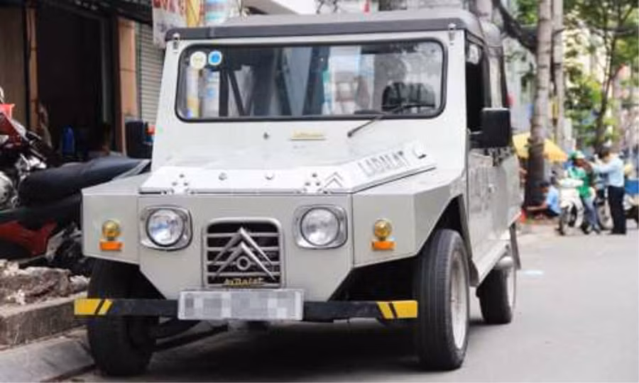 Xe Citroën La Dalat sản xuất ở Việt Nam là loại xe dựa trên kiểu Citroën Méhari
