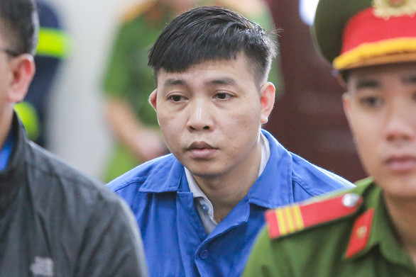 Bị cáo Đỗ Mạnh Tuấn tại phiên tòa - Ảnh: GIANG LONG