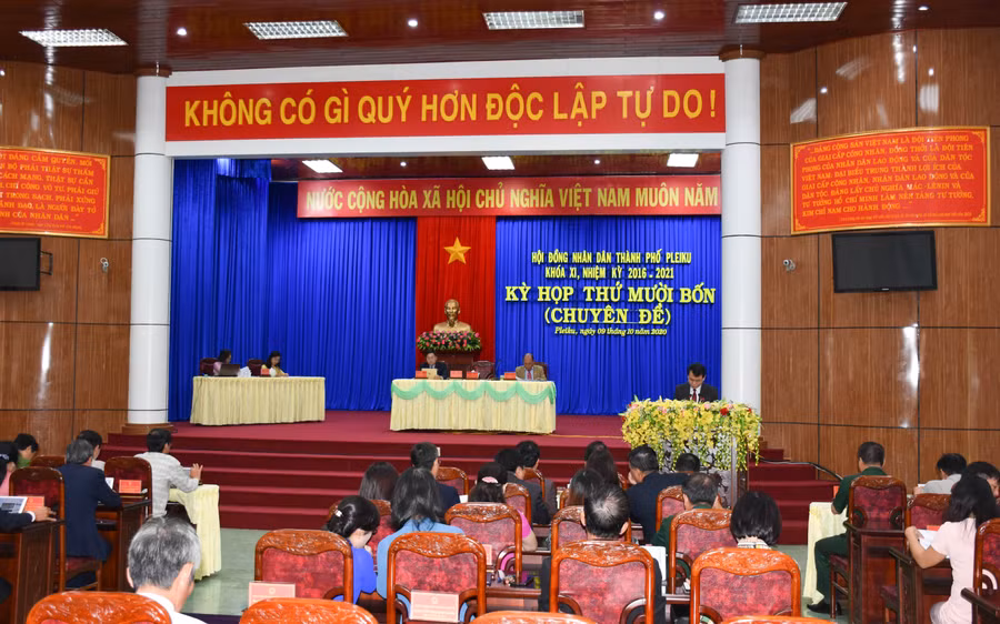 Quang cảnh kỳ họp. Ảnh: Trần Dung