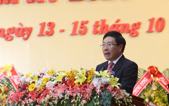 Phó Thủ tướng Phạm Bình Minh phát biểu chỉ đạo đại hội Phó Thủ tướng Phạm Bình Minh phát biểu chỉ đạo đại hội