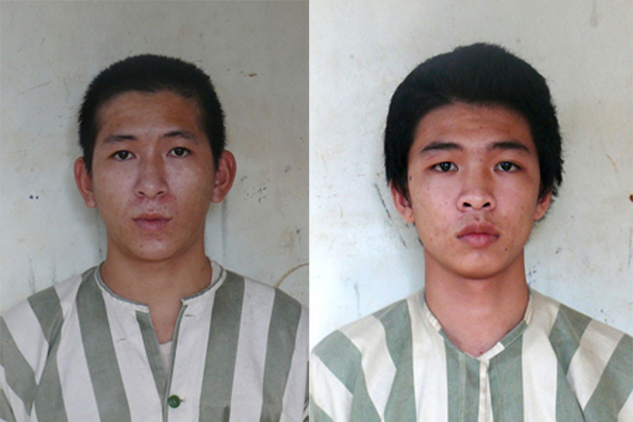 Hai đối tượng Nam và Hiển trong vụ trộm. Ảnh: Tiến Dũng Hai đối tượng Nam và Hiển trong vụ trộm. Ảnh: Tiến Dũng