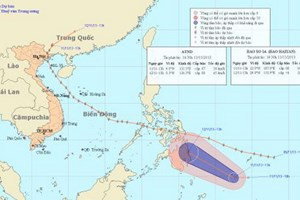 Hướng đi của áp thấp nhiệt đới. Hướng đi của áp thấp nhiệt đới.