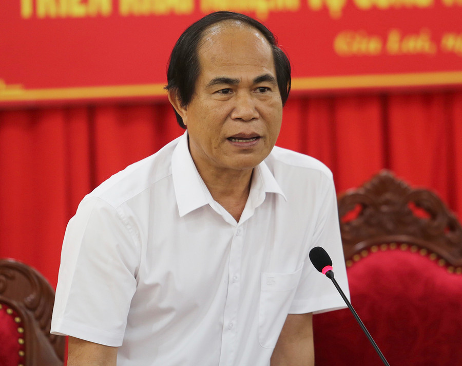 Đồng chí Võ Ngọc Thành đề nghị nhiều giải pháp để phòng-chống tham nhũng. Ảnh: Văn Ngọc