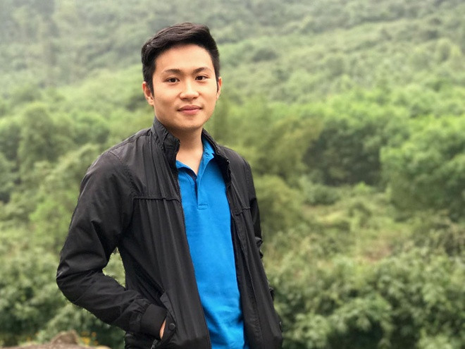 Trần Việt An, giảng viên trẻ tài năng tại Học viện Ngân hàng. Ảnh: NVCC