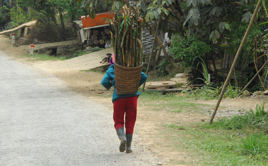 Lấy chồng sớm, những phụ nữ ở H.Kỳ Sơn phải vất vả mưu sinh