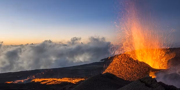 Núi lửa Piton de la Fournaise trên đảo Reunion. (Nguồn: reunion.fr)