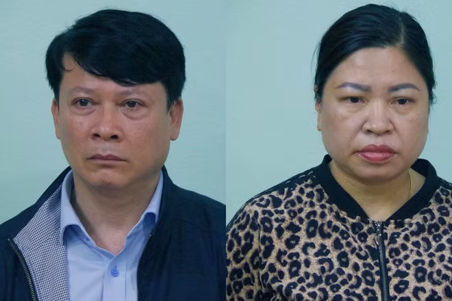  Hai bị can Phạm Ngọc Quyết và Vũ Hồng Xoan