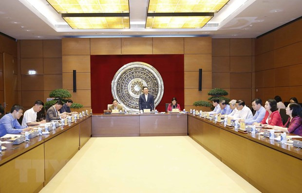 Toàn cảnh buổi làm việc. (Ảnh: Doãn Tấn/TTXVN) Toàn cảnh buổi làm việc. (Ảnh: Doãn Tấn/TTXVN)