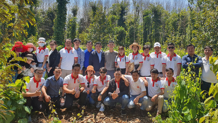 Khu vườn của Thành giờ đây đã trở thành điểm đến thú vị của rất nhiều du khách.