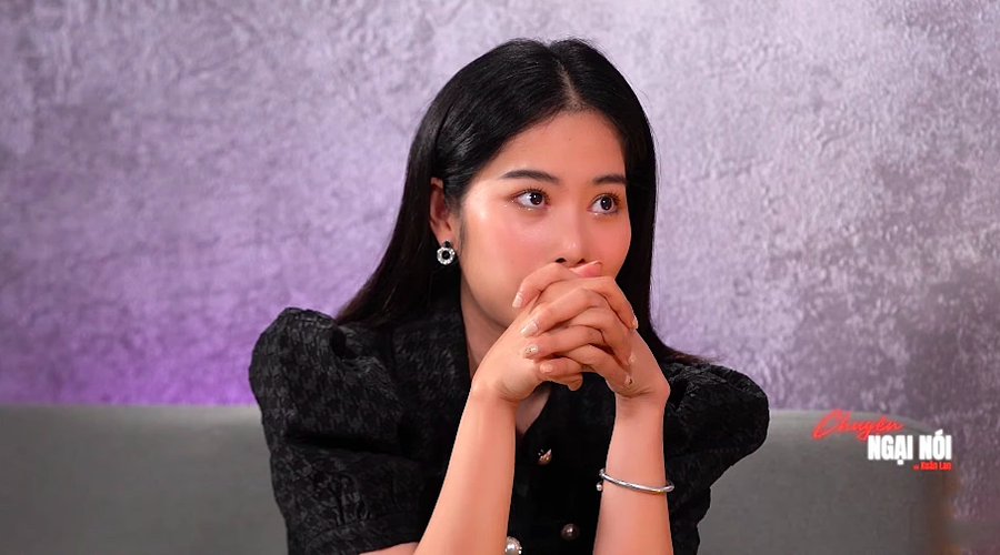 Đến hiện tại, chân dài Tiền Giang cố gắng cân bằng giữa chuyện tình cảm và công việc. ẢNH: CHỤP MÀN HÌNH