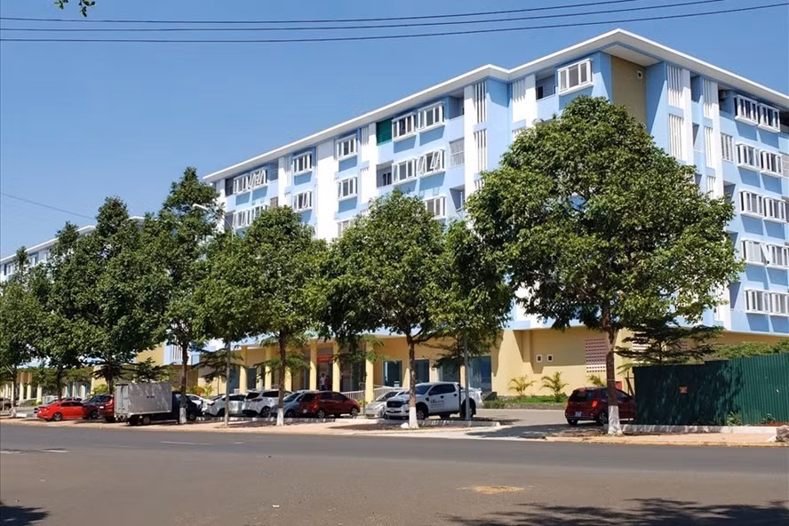 Chung cư thu nhập thấp ở Đắk Lắk. Ảnh: Bảo Trung