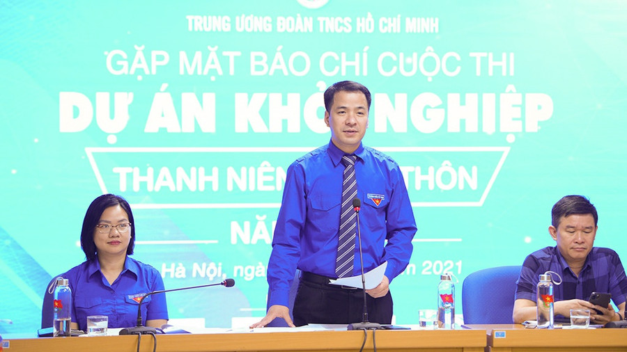 Anh Ngô Văn Cương thông tin tại buổi gặp gỡ báo chí. ẢNH DƯƠNG TRIỀU Anh Ngô Văn Cương thông tin tại buổi gặp gỡ báo chí. ẢNH DƯƠNG TRIỀU