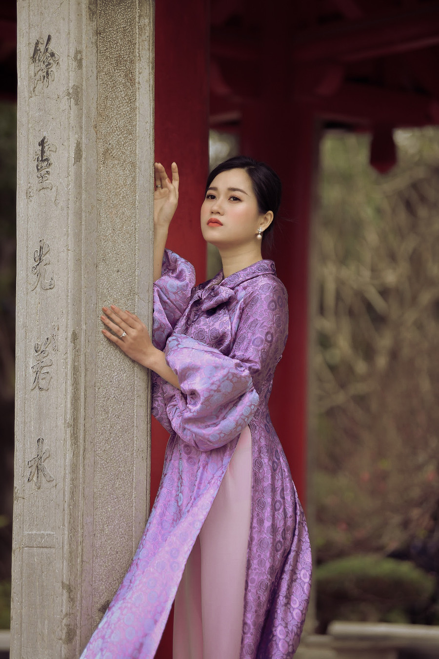 Lâm Vỹ Dạ thừa nhận, cô luôn yêu thích trang phục áo dài truyền thống.