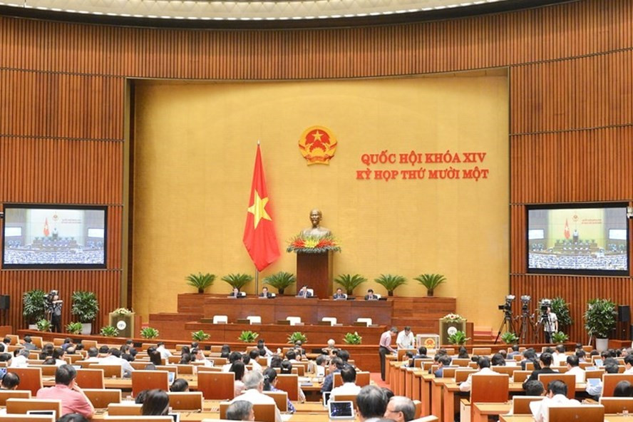 Kỳ họp thứ 11 Quốc hội khoá XIV. Ảnh: QH. Kỳ họp thứ 11 Quốc hội khoá XIV. Ảnh: QH.