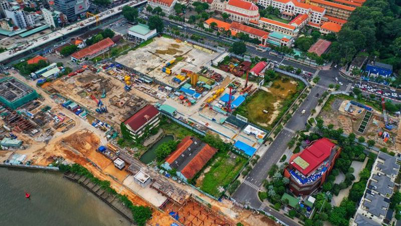 Khu đất tại khu Ba Son, Q.1, TP.HCM được TP.HCM đề nghị Bộ Quốc phòng bàn giao lại cho địa phương để đầu tư dự án tôn tạo, bảo tồn phát huy giá trị di tích Địa điểm lưu niệm Chủ tịch Tôn Đức Thắng. Ảnh: IT Khu đất tại khu Ba Son, Q.1, TP.HCM được TP.HCM đề nghị Bộ Quốc phòng bàn giao lại cho địa phương để đầu tư dự án tôn tạo, bảo tồn phát huy giá trị di tích Địa điểm lưu niệm Chủ tịch Tôn Đức Thắng. Ảnh: IT