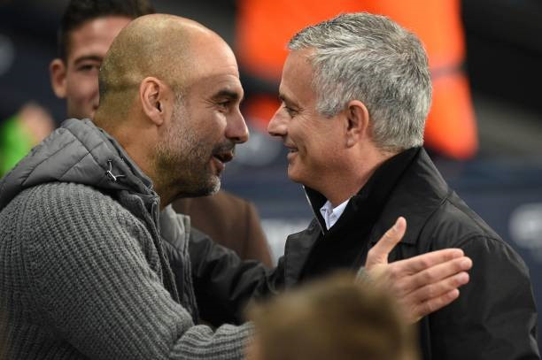 Pep Guardiola và Mourinho. Ảnh: AFP Pep Guardiola và Mourinho. Ảnh: AFP