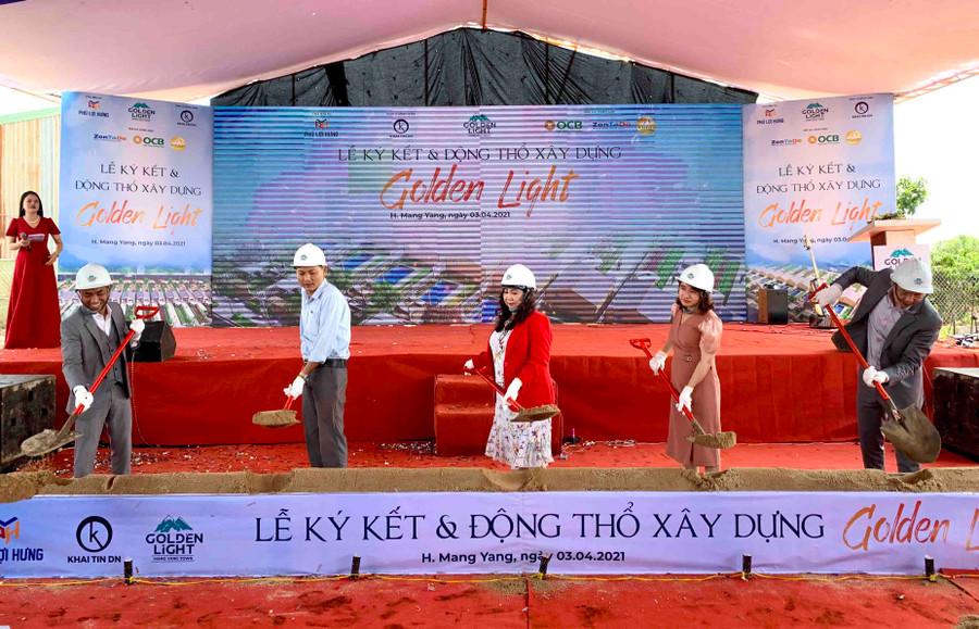 2. Động thổ Dự án bất động sản nghỉ dưỡng kết hợp farmstay du lịch Golden Light