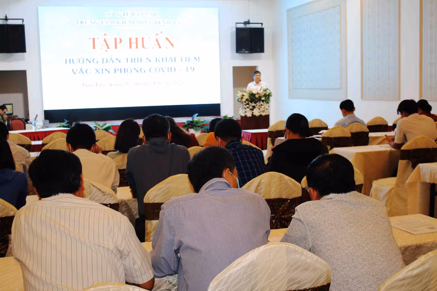 Quang cảnh lớp tập huấn. Ảnh: Như Nguyện