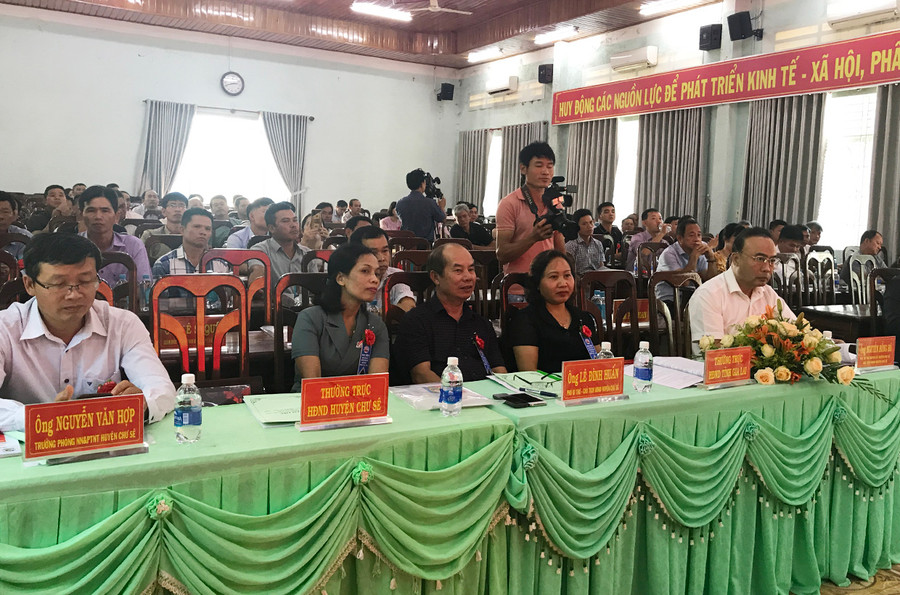 Đại biểu tham gia Đại hội Yến sào Chư Sê. Ảnh: Nguyễn Diệp