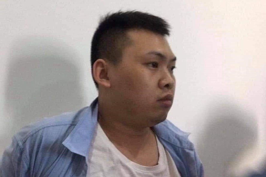 Xiao Qui Ping tại cơ quan công an. Ảnh: CACC