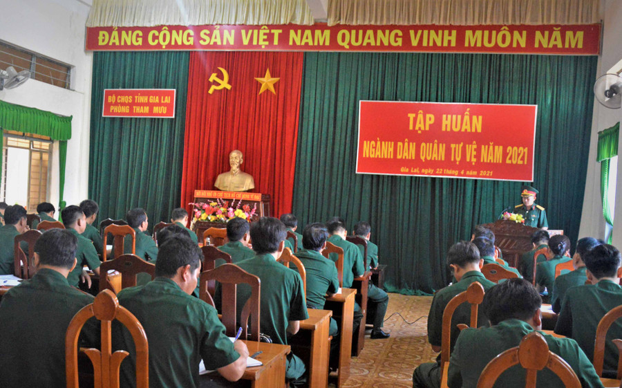 Ảnh 1: Quang cảnh lớp tập huấn DQTV. Ảnh: Huy Bắc