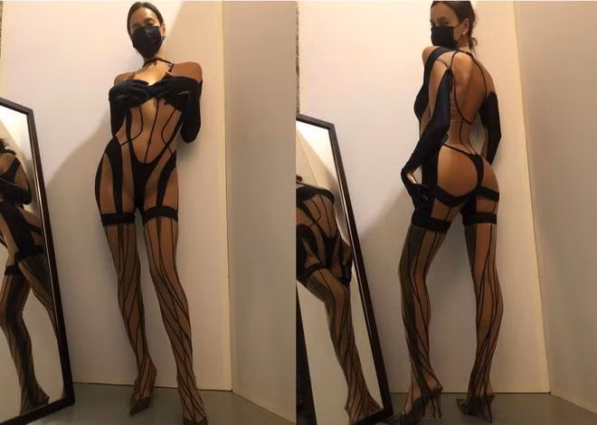 Irina Shayk luôn tự tin khoe hình thể bốc lửa ẢNH: INSTAGRAM NV