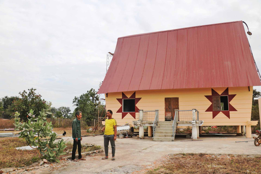 Nhà sinh hoạt cộng đồng làng Hnap (xã Ia Mơr, huyện Chư Prông). Ảnh: Nhật Hào