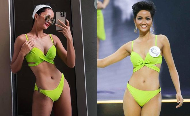 Thời gian gần đây, người đẹp sinh năm 1992 thường xuyên đăng tải ảnh diện bikini, khoe dáng nóng bỏng trên trang cá nhân. ẢNH: TL