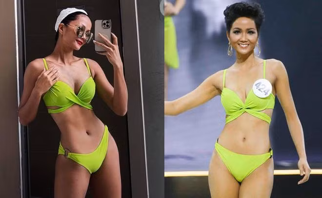 Thời gian gần đây, người đẹp sinh năm 1992 thường xuyên đăng tải ảnh diện bikini, khoe dáng nóng bỏng trên trang cá nhân. ẢNH: TL