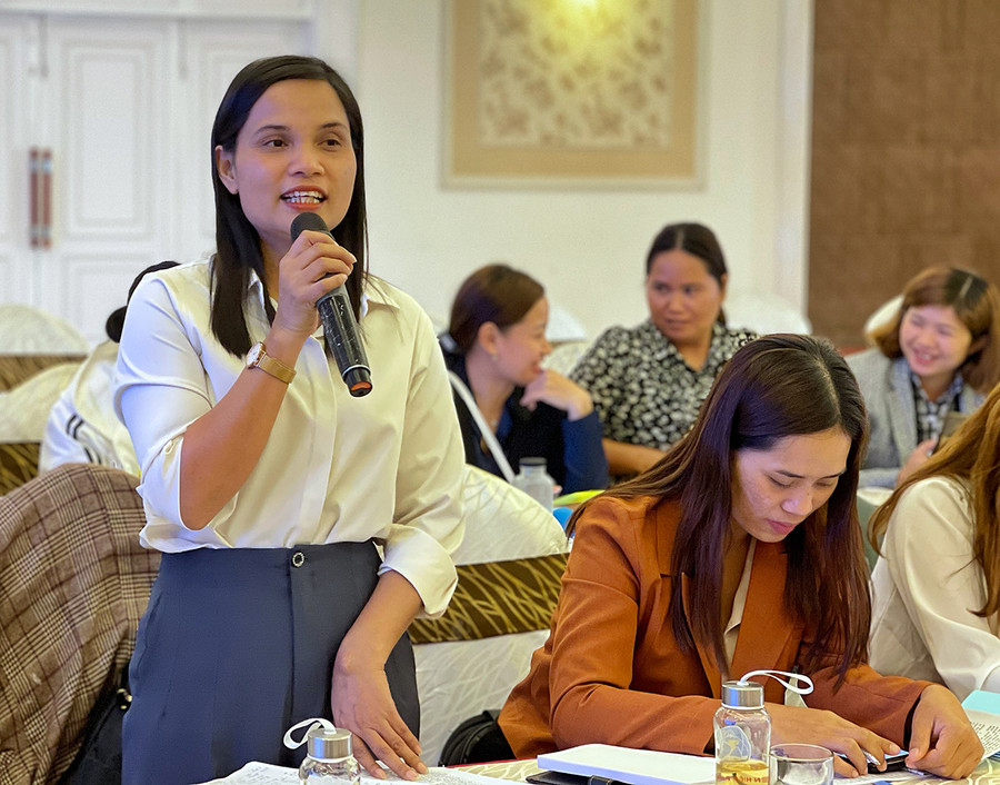 Nữ ứng cử viên đại biểu HĐND các cấp tự tin hơn sau khi được tập huấn kỹ năng. Ảnh: Minh Châu  Nữ ứng cử viên đại biểu HĐND các cấp tự tin hơn sau khi được tập huấn kỹ năng. Ảnh: Minh Châu