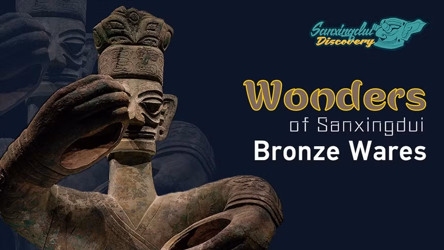  Các cổ vật bằng đồng ở Di tích Tam Tinh Đôi được xem là kỳ quan khảo cổ Trung Quốc. Ảnh: Bảo tàng Tam Tinh Đôi/CGTN