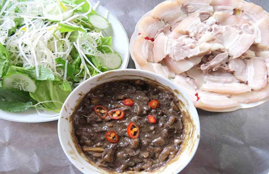 Món mắm ruột. Ảnh: Internet Mắm ruột. Ảnh: Internet