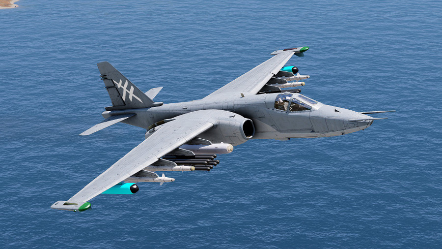  Cường kích Su-25SM3 của Nga - Ảnh chụp màn hình Armaholic