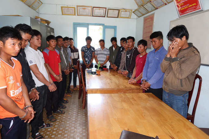 Cơ quan công an đã khởi tố 37 đối tượng