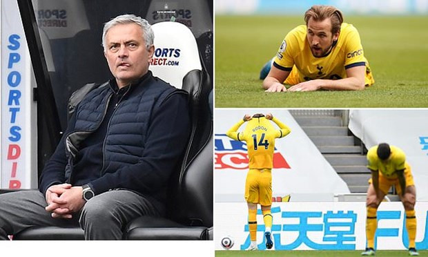 Tottenham bị cầm hòa. (Nguồn: Daily Mail)