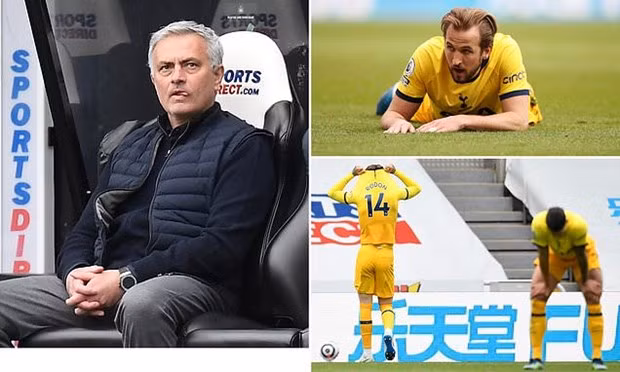 Tottenham bị cầm hòa. (Nguồn: Daily Mail)