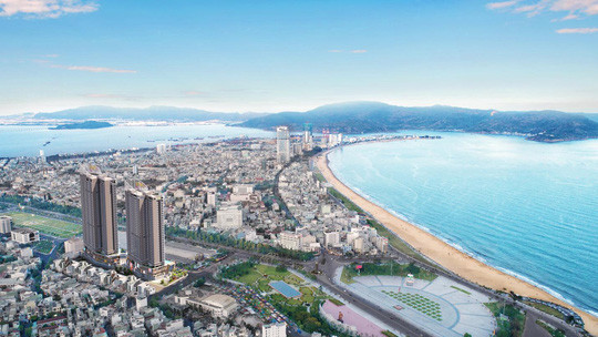 Phối cảnh tổng thể dự án I – Tower Quy Nhơn. Phối cảnh tổng thể dự án I – Tower Quy Nhơn.