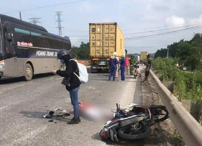 Vụ tai nạn giao thông khiến 1 người tử vong vào sáng 30-4 - Ảnh: Facebook