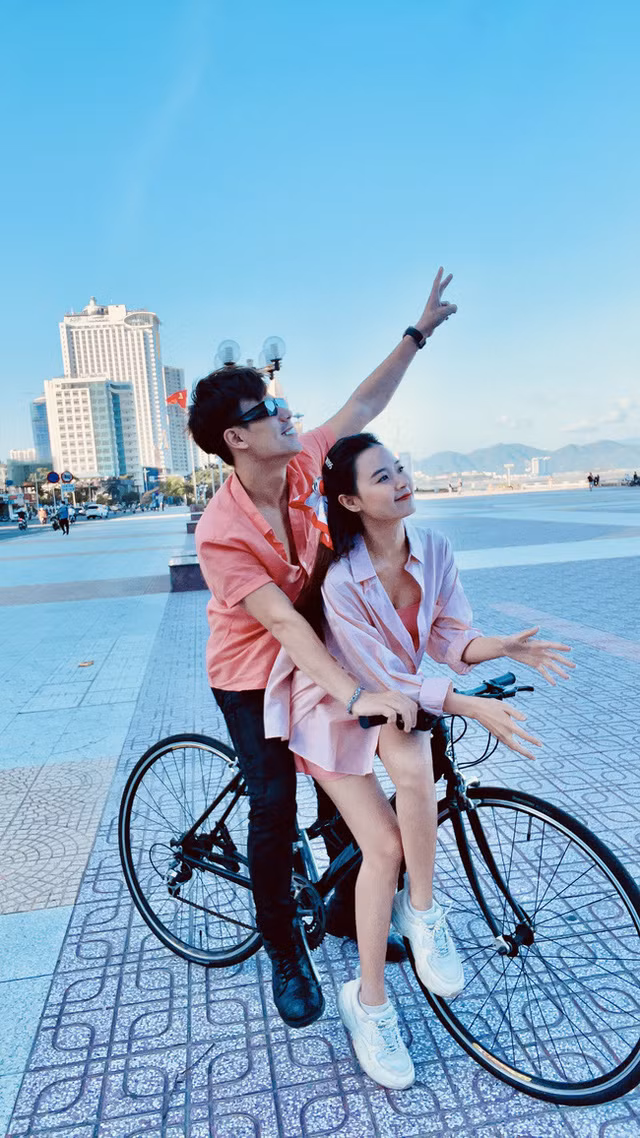 Midu và Trần Anh Huy.