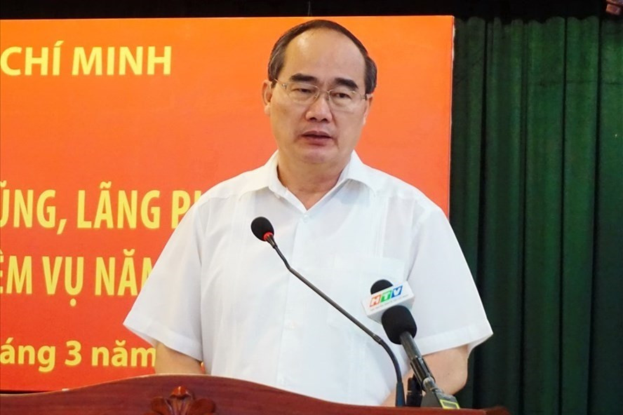 Bí thư Thành uỷ TP HCM Nguyễn Thiện Nhân từng đúc kết công tác phòng chống tham nhũng bằng một cái “ba không” và “Hai một”- cho thấy “chương trình lớn nhưng kết quả lại là con số 0. Ảnh: M.Q