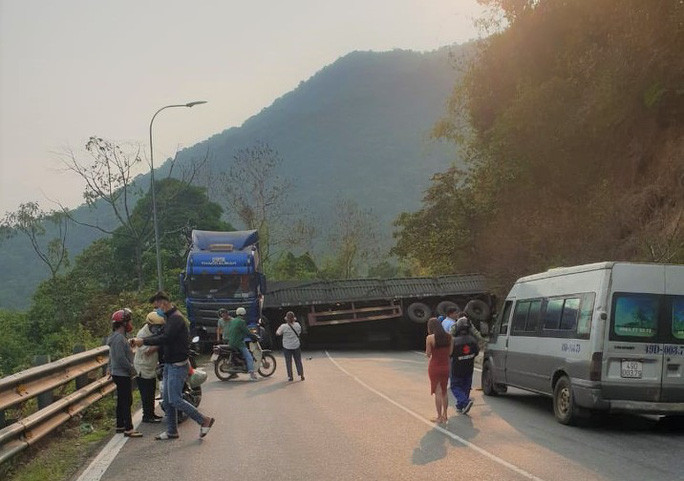 Hiện trường vụ tai nạn.