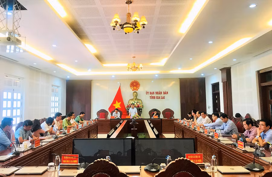 Quang cảnh buổi họp báo. Ảnh: Trần Dung