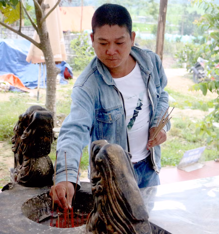 Ẩn sau vẻ bề ngoài có phần bụi bặm, Kiều Phước Lộc là một người đàn ông có trái tim nhân hậu. ẢNH: HOÀNG SƠN