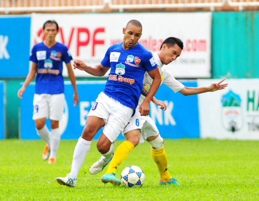 Evaldo Goncalves từng là chân sút lẫy lừng trong lịch sử HAGL.