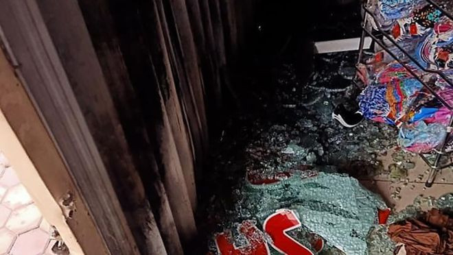 Hiện trường vụ phóng hỏa - ẢNH PHÚC NGƯ Hiện trường vụ phóng hỏa - ẢNH PHÚC NGƯ