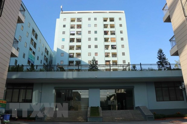 Toàn cảnh dự án Nhà ở xã hội Hoa Sơn, xã Hoàn Sơn, huyện Tiên Du, tỉnh Bắc Ninh. Ảnh: Thái Hùng/TTXVN